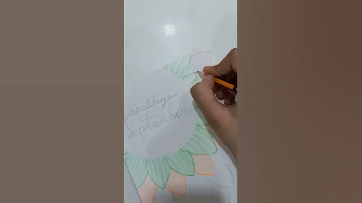 Goodbye September / Calligraphy / Quotes / For Beginners / Amazing / Beautiful/Nivisha's Art #shorts