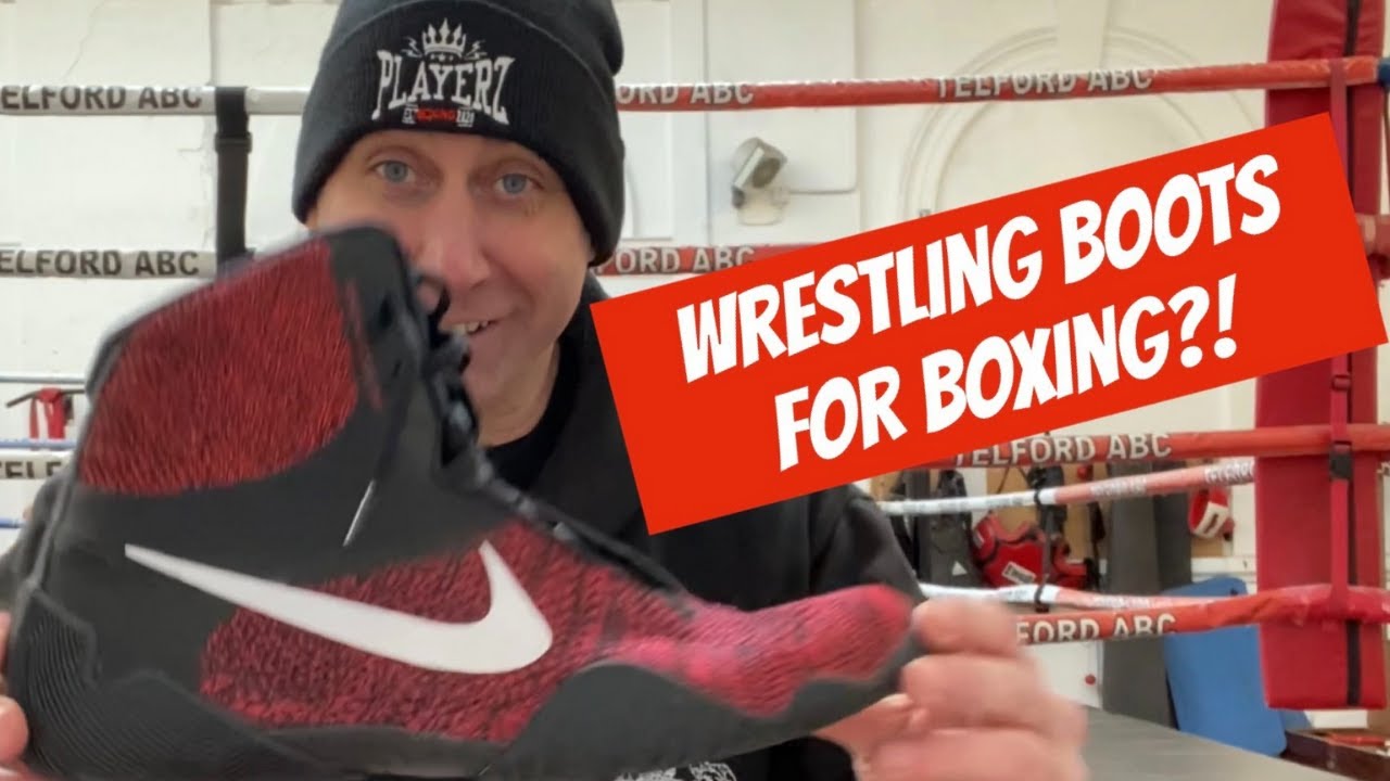 Nike TAWA WRESTLING BOOTS REVIEW - YouTube