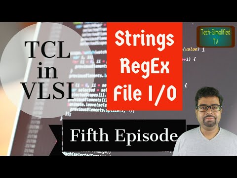 RegularExpression & File I/O in TCL | Episode-5