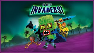 8 BIT INVADERS - NEW Official LAUNCH Gameplay Trailer 2019 (PC, PS4 & XB1) HD
