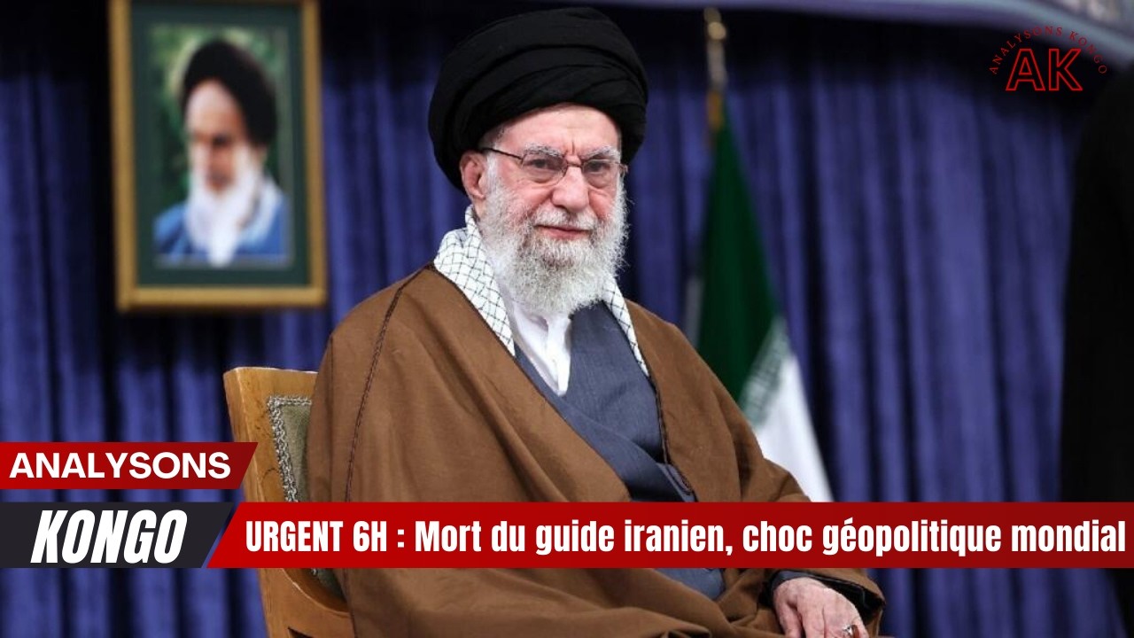 🚨🔥 URGENT 6H  Mort du guide iranien, choc géopolitique mondial 🔥