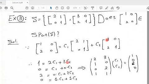 Algebra Lec 4 : Span + Linearily Dependent & Independent Vectors. Dr/Ahmed Essam