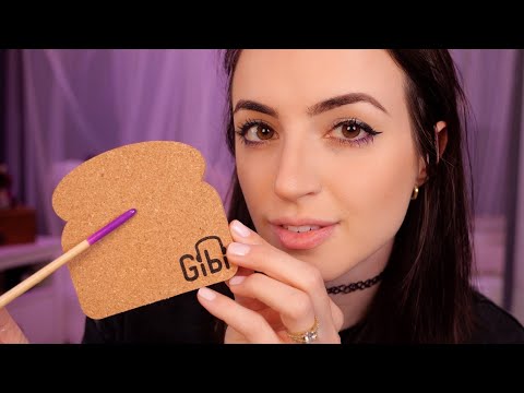 gibi-asmr-toaster-coaster-cork-tapping,-tracing,-scratching-&-unboxing