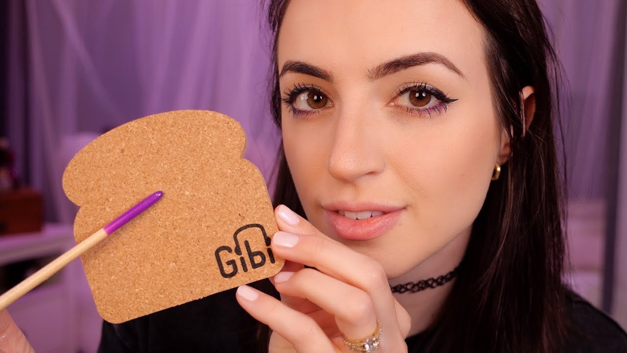 Gibi ASMR Toaster Coaster Cork Tapping, Tracing, Scratching & Unboxing