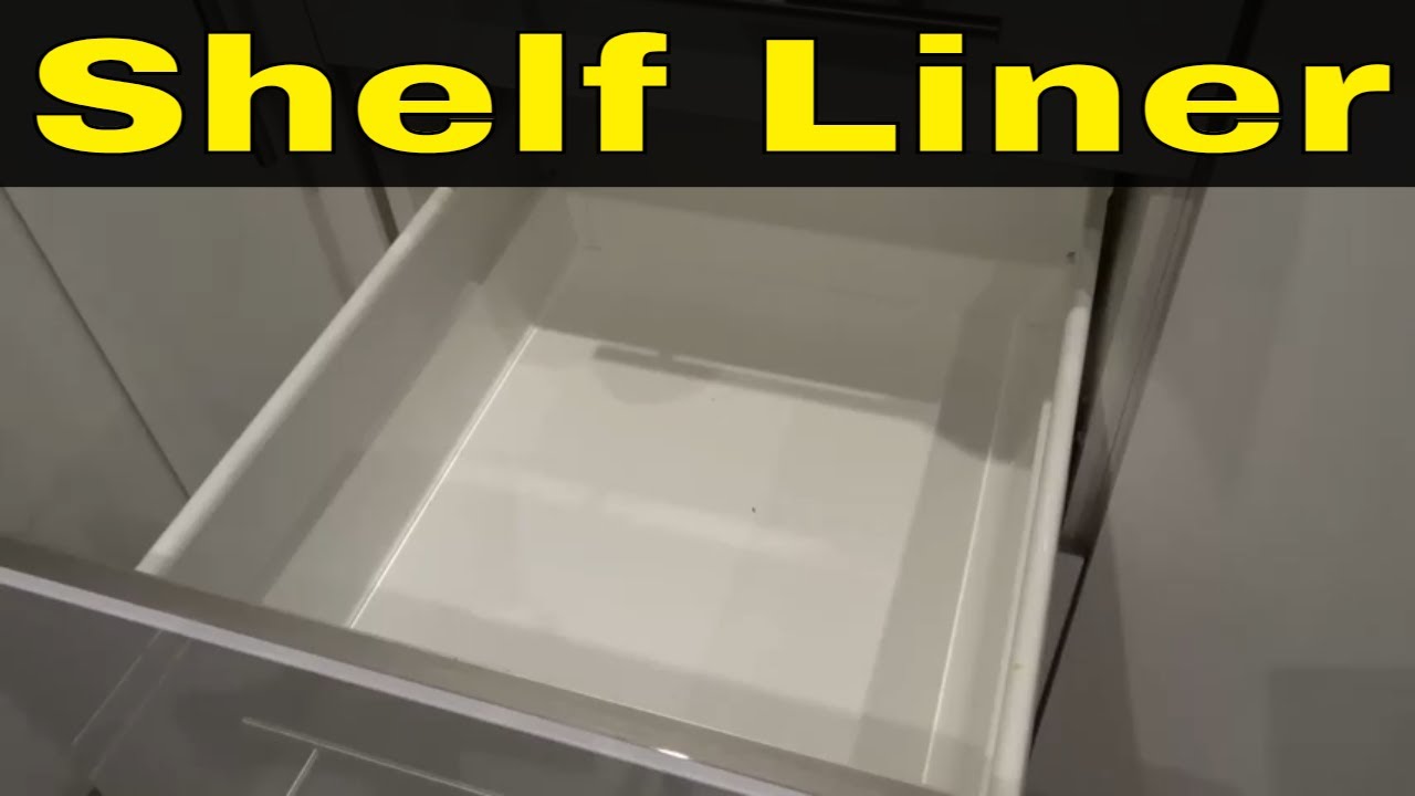 How To Install Kitchen Cabinet Shelf Liner-Full Tutorial 