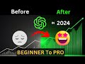 ChatGPT Tutorial for Beginners | Complete ChatGPT Course 2024 | Master Prompt Engineering in 2024
