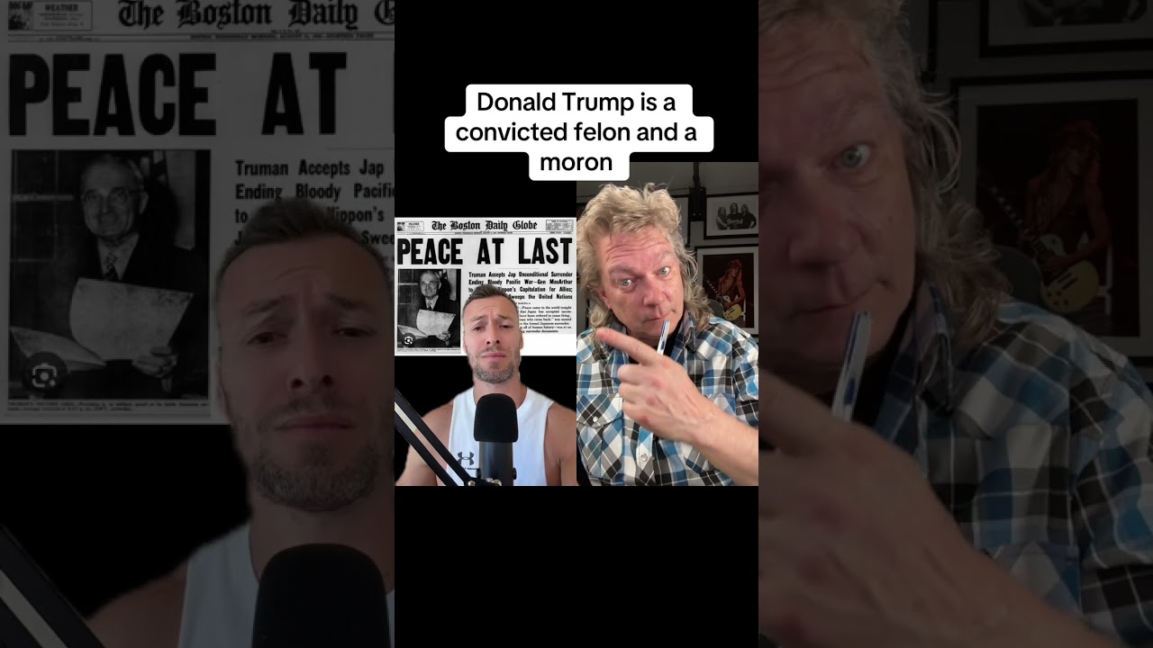 Donald Trump is a convicted felon and a moron 