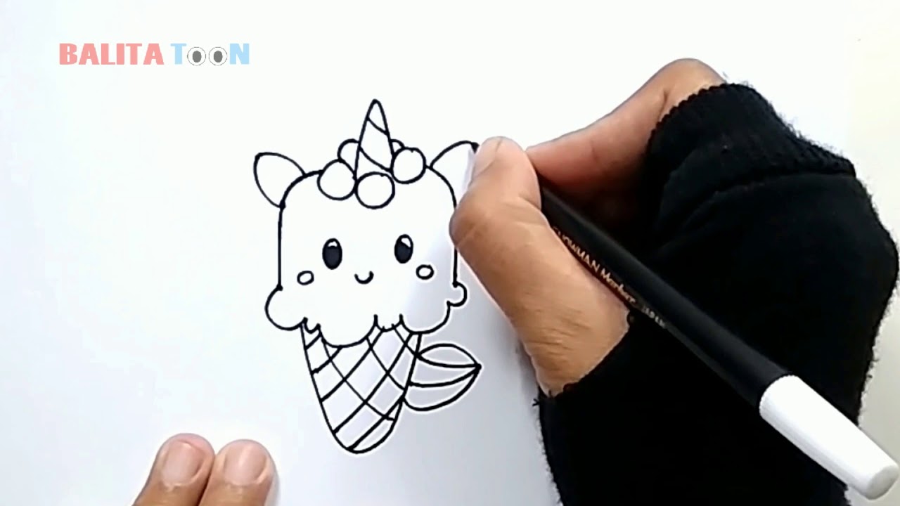 Painting and Drawing for kids - Unicorn Ice Cream ...