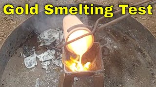 Gold Smelting Test! Determining the Best Gold Recovery Flux