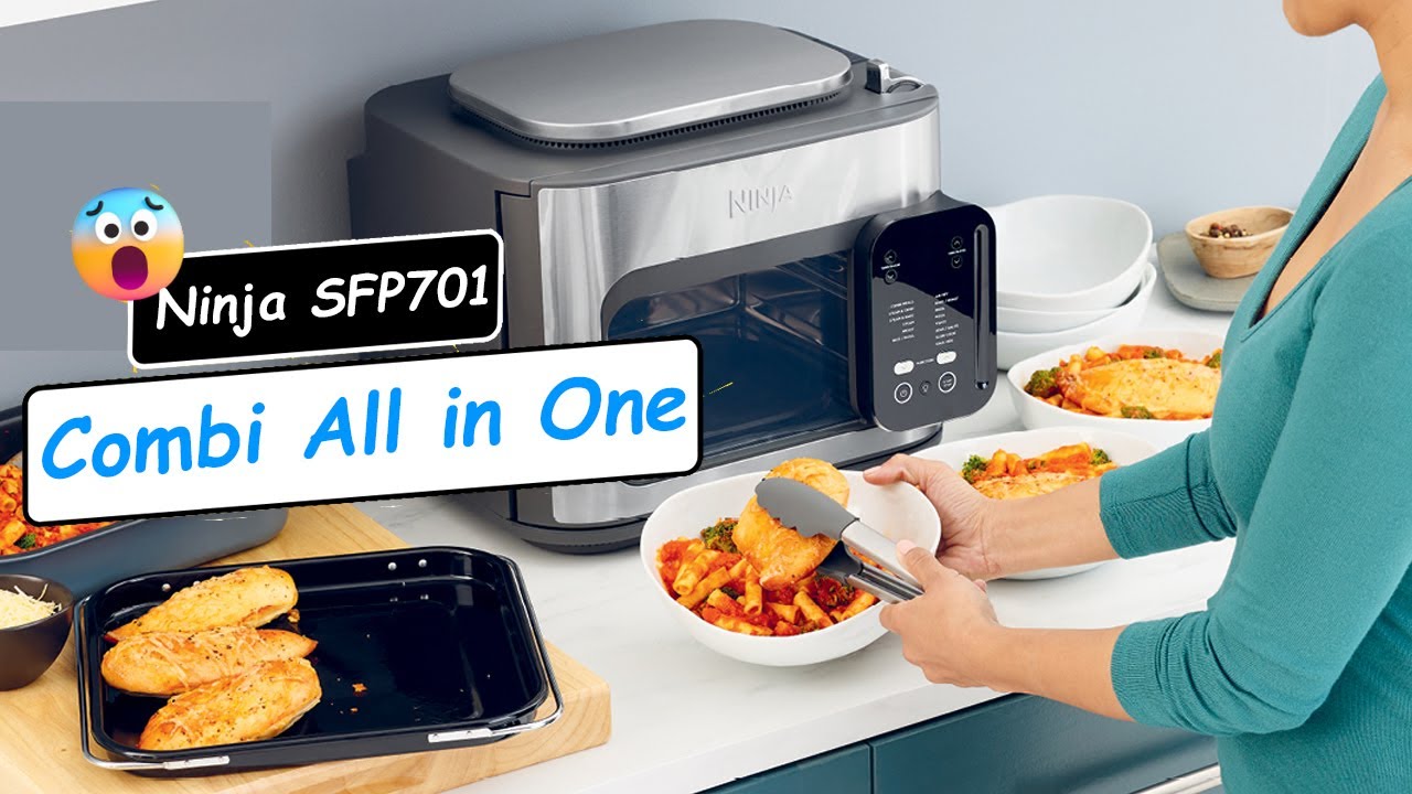 Ninja SFP701 Combi All-in-One Multicooker,Oven,and Air Fryer,14-in-1  Functions,15-Minute Complete Meals,Includes 3 Accessories - AliExpress