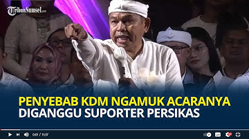 Penyebab Dedi Mulyadi Ngamuk Acaranya Diganggu Suporter Persikas Subang: Gak Punya Otak Kamu!