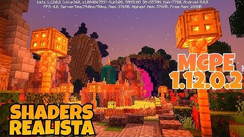 SHADERS MCPE 1.12.0.2 TEXTURE PACK REALISTIC DOWNLOAD MINECRAFT PE 1.11/1.12