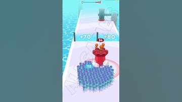 Crowd Runner LVL 46 Gameplay FUN GAME #shorts #CrowdRunner #fungames #viralvideo