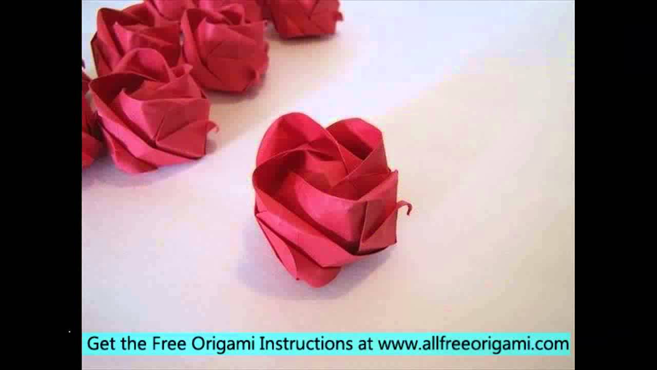 origami rose rob's world YouTube