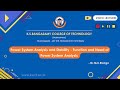 Power System Analysis and Stability - Function and Need of Power System Analysis