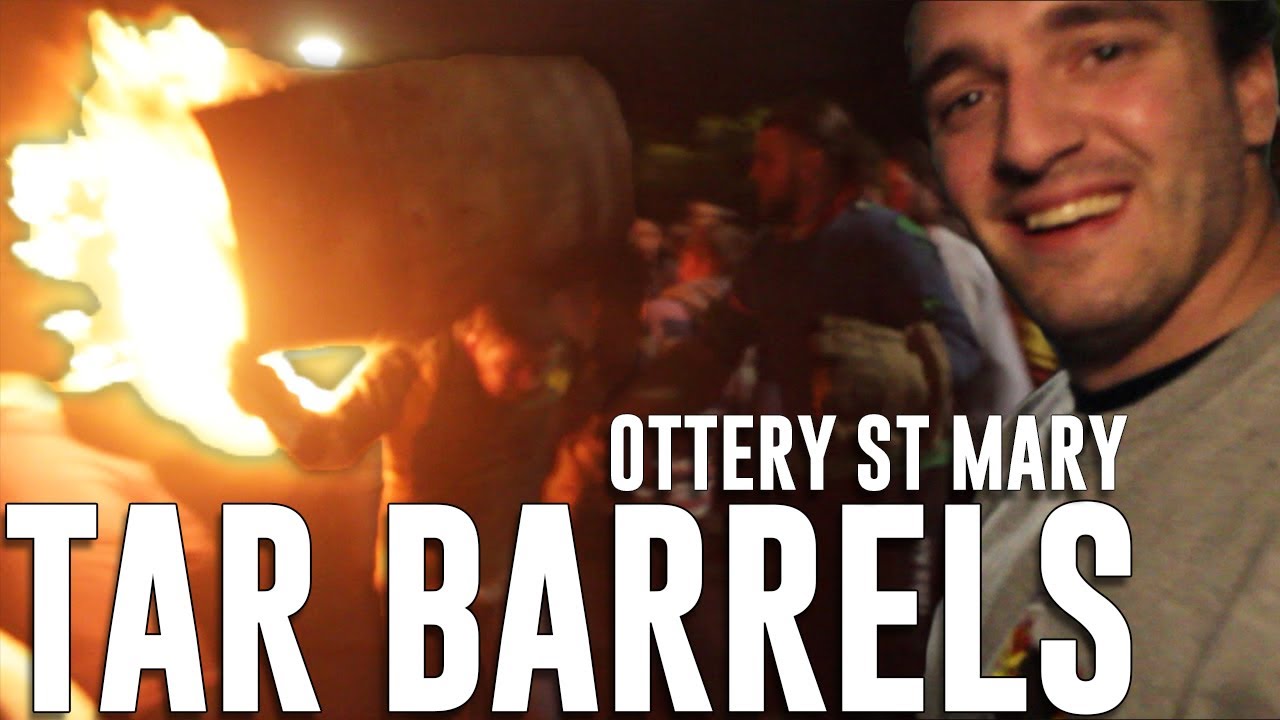Visiting the Flaming Tar Barrels of Ottery St Mary