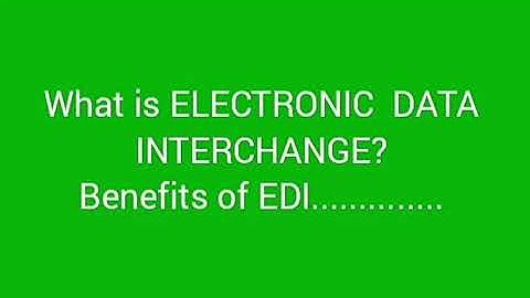 IGNOU. M.COM. IBO1 MEANING OF ELECTRONIC DATA INTERCHANGE(EDI)  AND IT