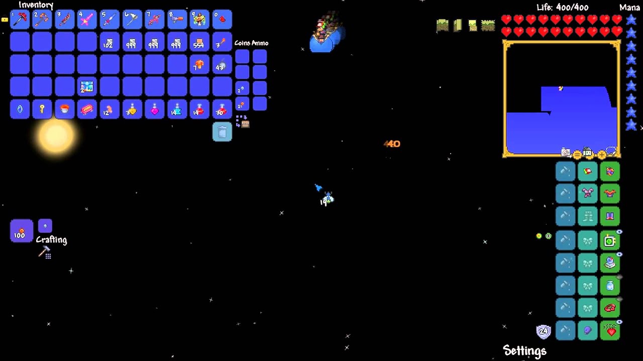 [Terraria] Infinite flight! YouTube