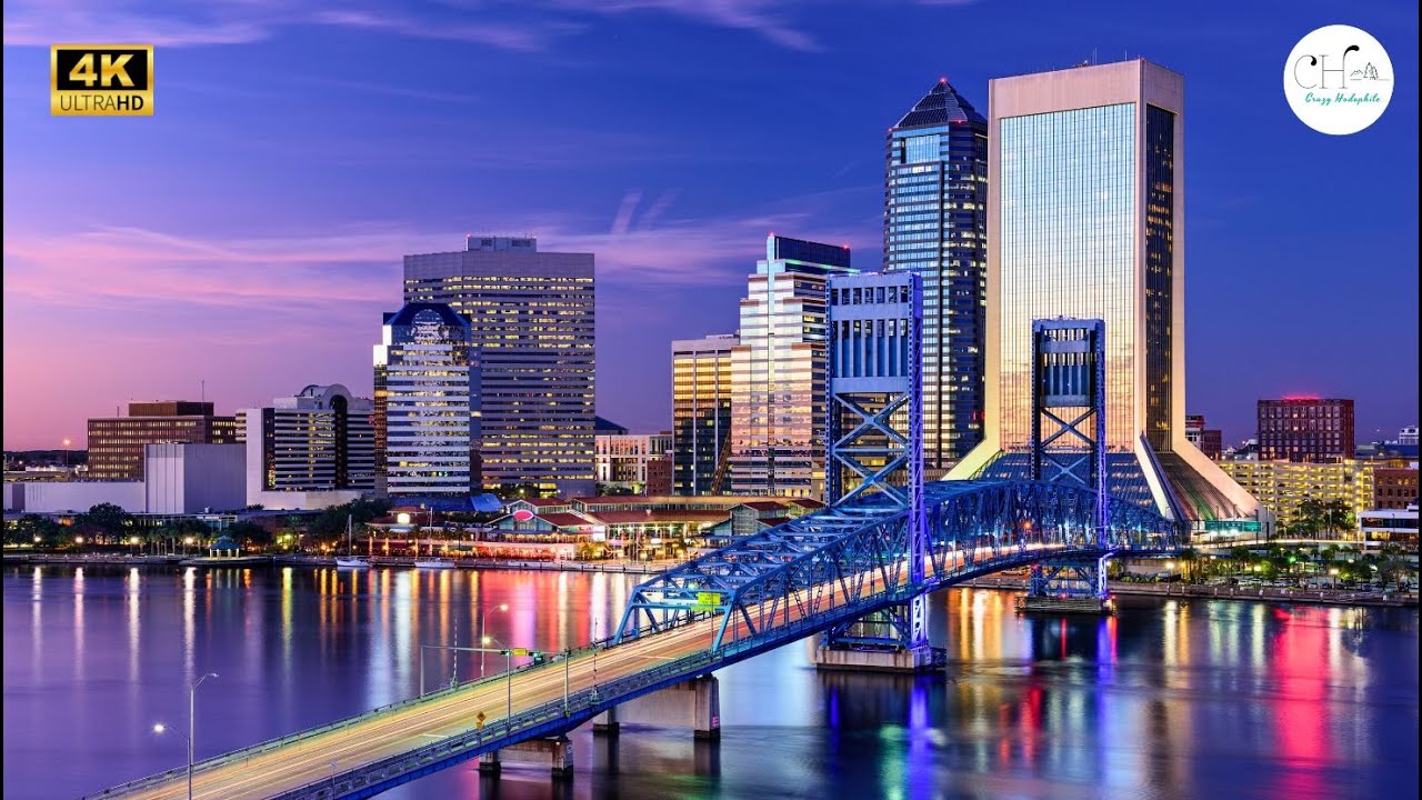 Jacksonville, Florida 4K Drone Footage | Stunning Cityscape Views | Crazy Hodophile 