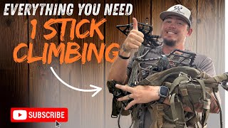 Why you should one-stick! | Everything you need to saddle hunt | One stick climbing 