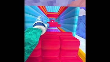 I am testing out the tiny obstacle course in mountains