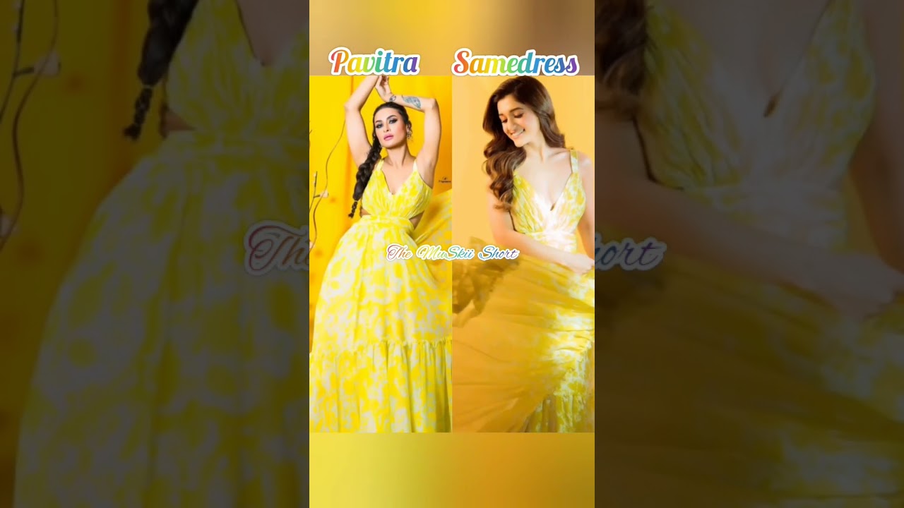 Pavitra Punia 🆚 Other Actress Samedress 👗🌈 Part-1 