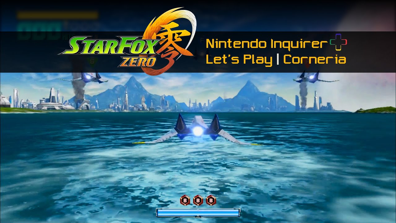 Let s Play Star Fox Zero Corneria Boss 60fps Direct Feed GamePad 