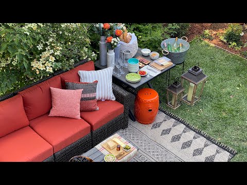Video: Backyard Makeover: Transform Your Patio With Pops of Color & Space-Maximizing Outdoor Furniture