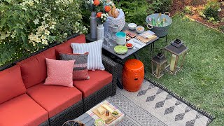 Backyard Makeover: Transform Your Patio With Pops of Color & Space-Maximizing Outdoor Furniture