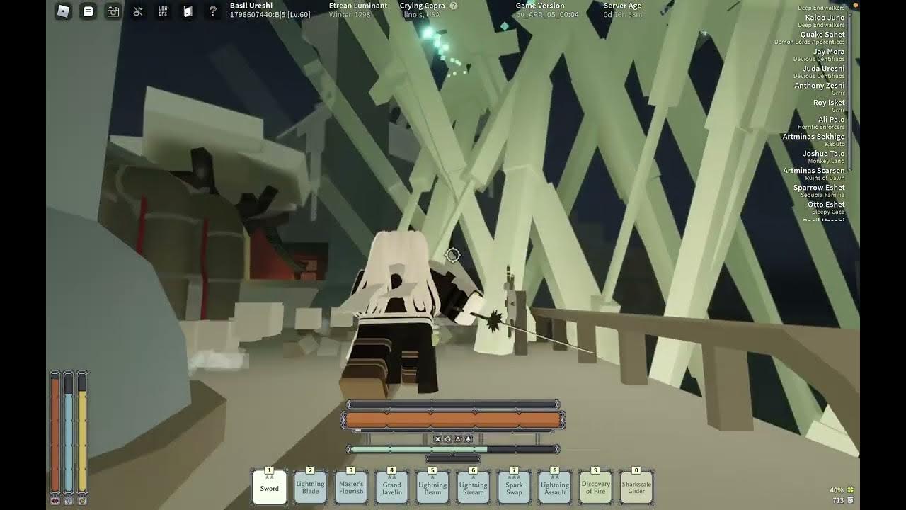 ice skate. Deepwoken YouTube