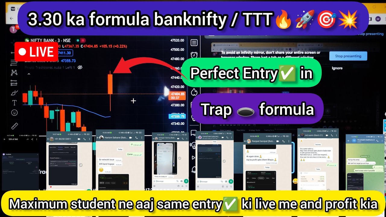 3.30 ka formula (TRAP ROCKET🚀MOVE💥🔥) trap kiya hota h 3.30 k formule me ||