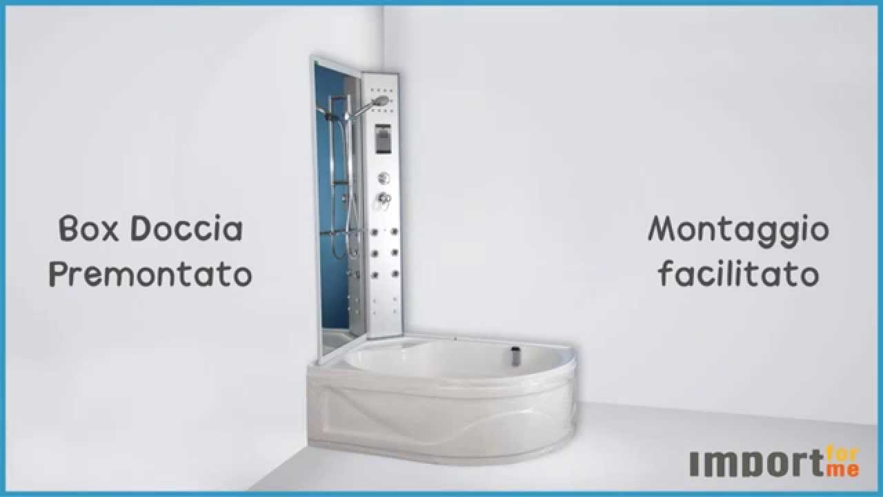 Box doccia idromassaggio premontato con montaggio facilitato ... Installazione doccia idromassaggio