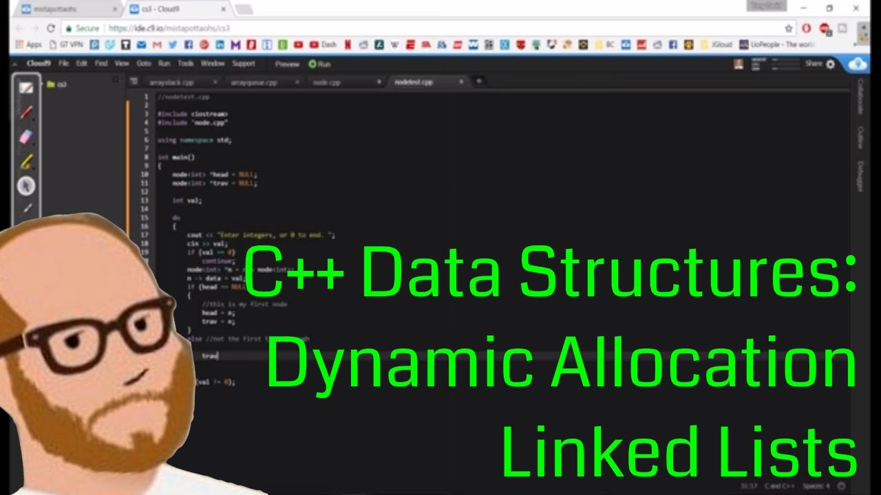 Data Structures in C++: Unit 7 Day 1 - Dynamic Allocation and a Linked ...