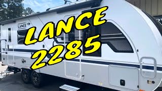 NEW 2023 LANCE 2285 TRAVEL TRAILER Dodd RV Walkthrough Solar Rear Kitchen