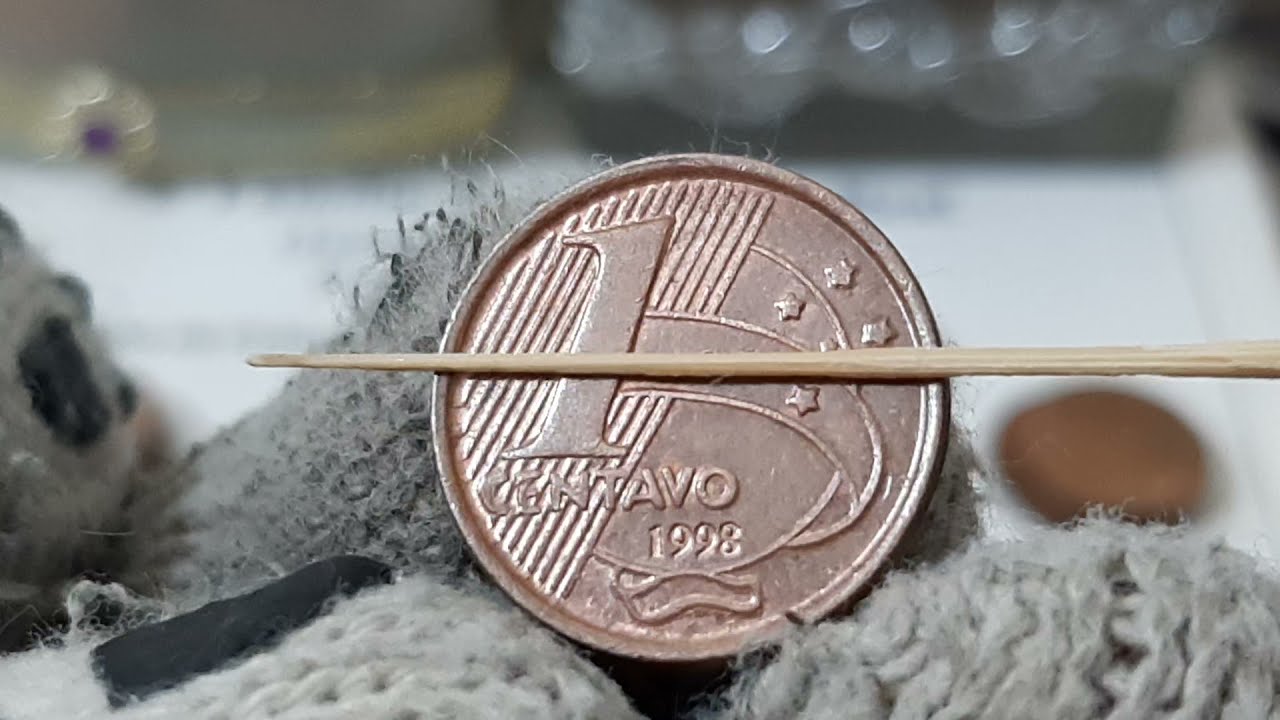 VOCE TEM ESSA MOEDA VALIOSA 1 CENTAVO ANO 1998 SORTUDO OLHA O VALOR 15, A 40, REAIS 😱