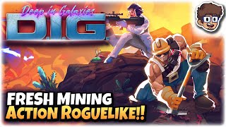 FRESH Mining Action Roguelike!! | Let's Try: DIG - Deep in Galaxies screenshot 2