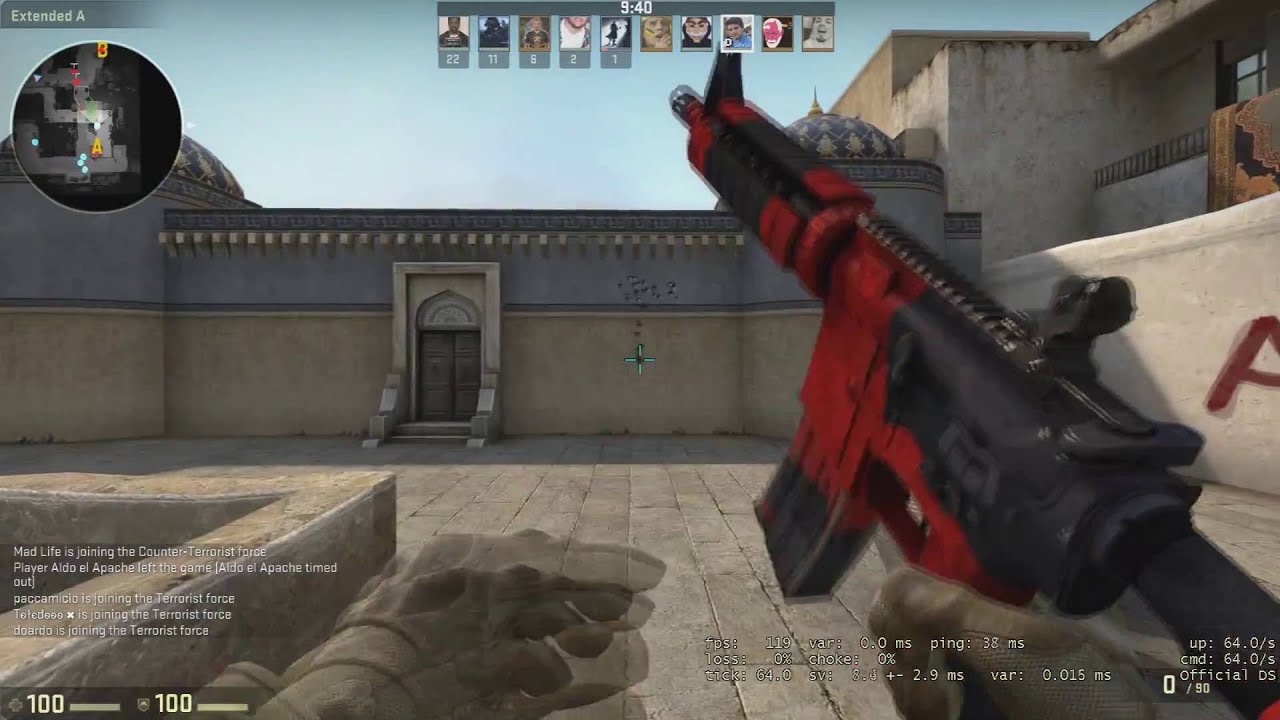 CSGO - RIFLES - M4A4 ( Como jogar de M4A4 ) - YouTube