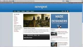 Theme Coupon Codes - Newsport Theme from Woothemes