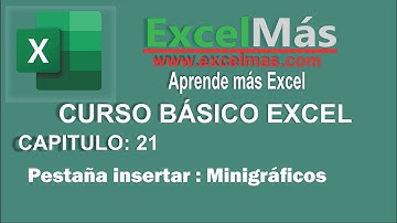 ✅ Excel Básico Completo ✔ | Capítulo 21: Minigráficos e Indicadores Visuales en Excel