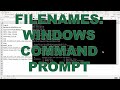 List of filenames from folder into Excel (Windows)