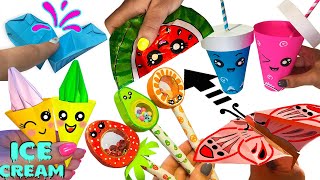 6 DIY Simpl SUMMER Paper Crafts I  Простые ЛЕТНИЕ Поделки из бумаги