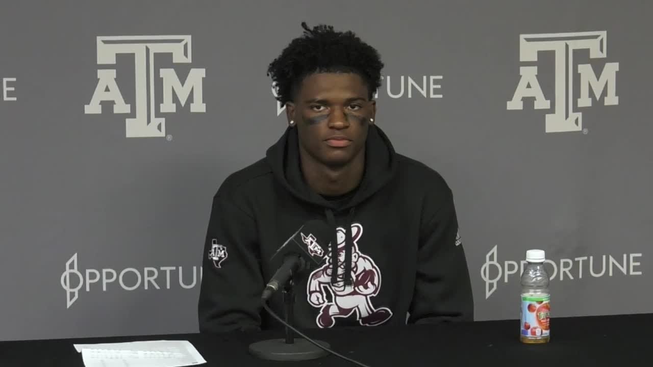 Marcel Reed Sad Texas A&M QB Marcel Reed discusses loss to South Carolina - YouTube