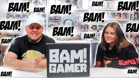 Opening The Bam Box GAMER BOX With A Guaranteed Celebrity Autograph - Valhalla , Mario , Dota 2
