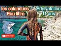 Natation eau libre dans les calanques de cassis eden 11 ans 5 km