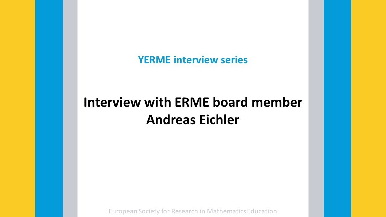 YERME interview series: | Interview with Andreas Eichler