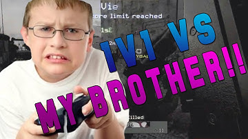 1v1 Vs My Brother! Epic Winner! [MW3]