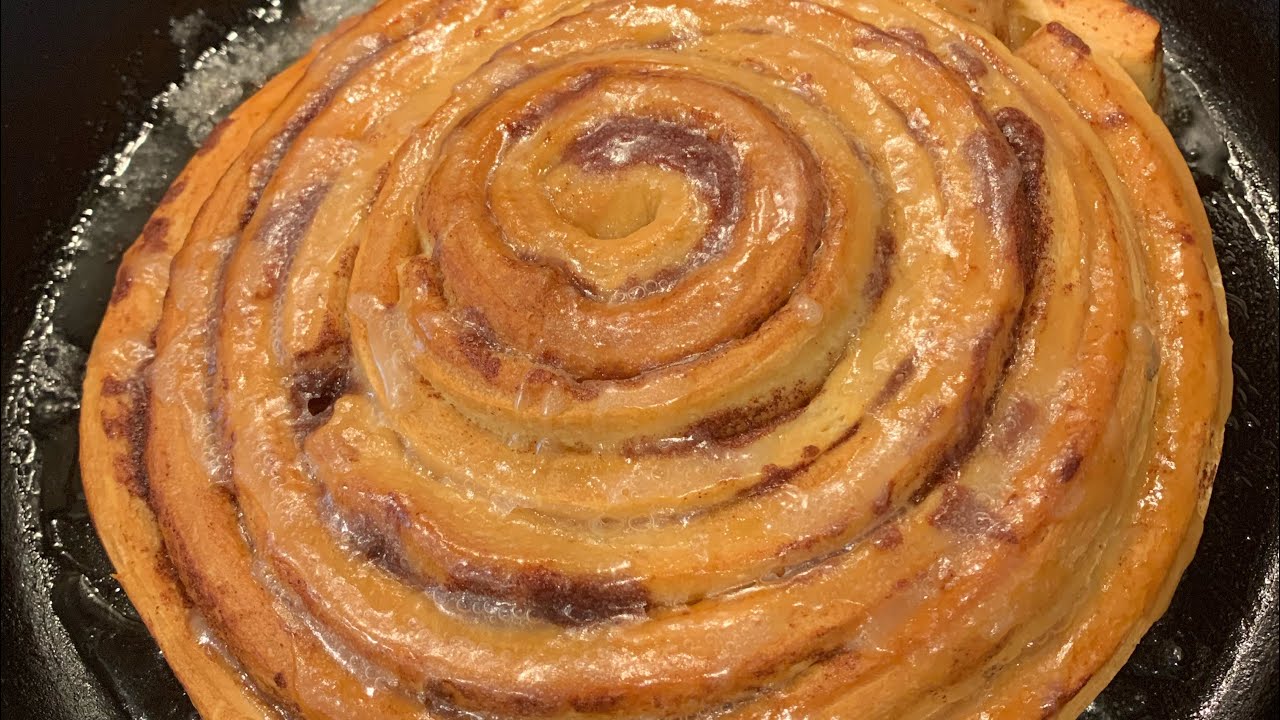 HUGE Pillsbury Cinnamon Roll How To Breakfast Hack 