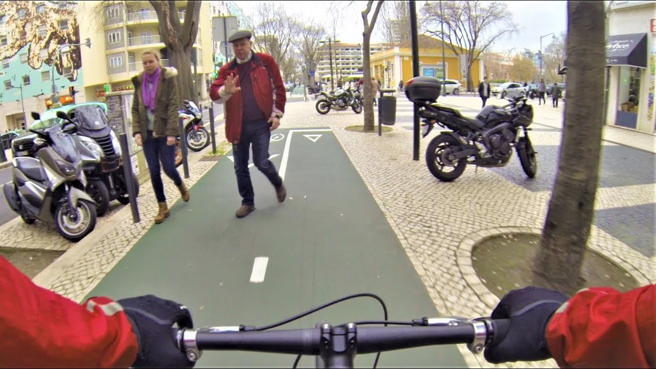The Most Dangerous Bike Lane in Lisbon YouTube