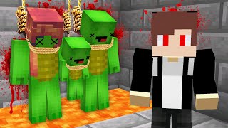 Dark JJ Family Kidnapped Mikey FamilyChallange in Minecraft  Maizen!