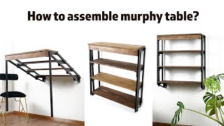 Murphy Wall Mounted Folding Table Assembly Guide